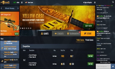 PvPro.com front page image for the best CSGO betting website